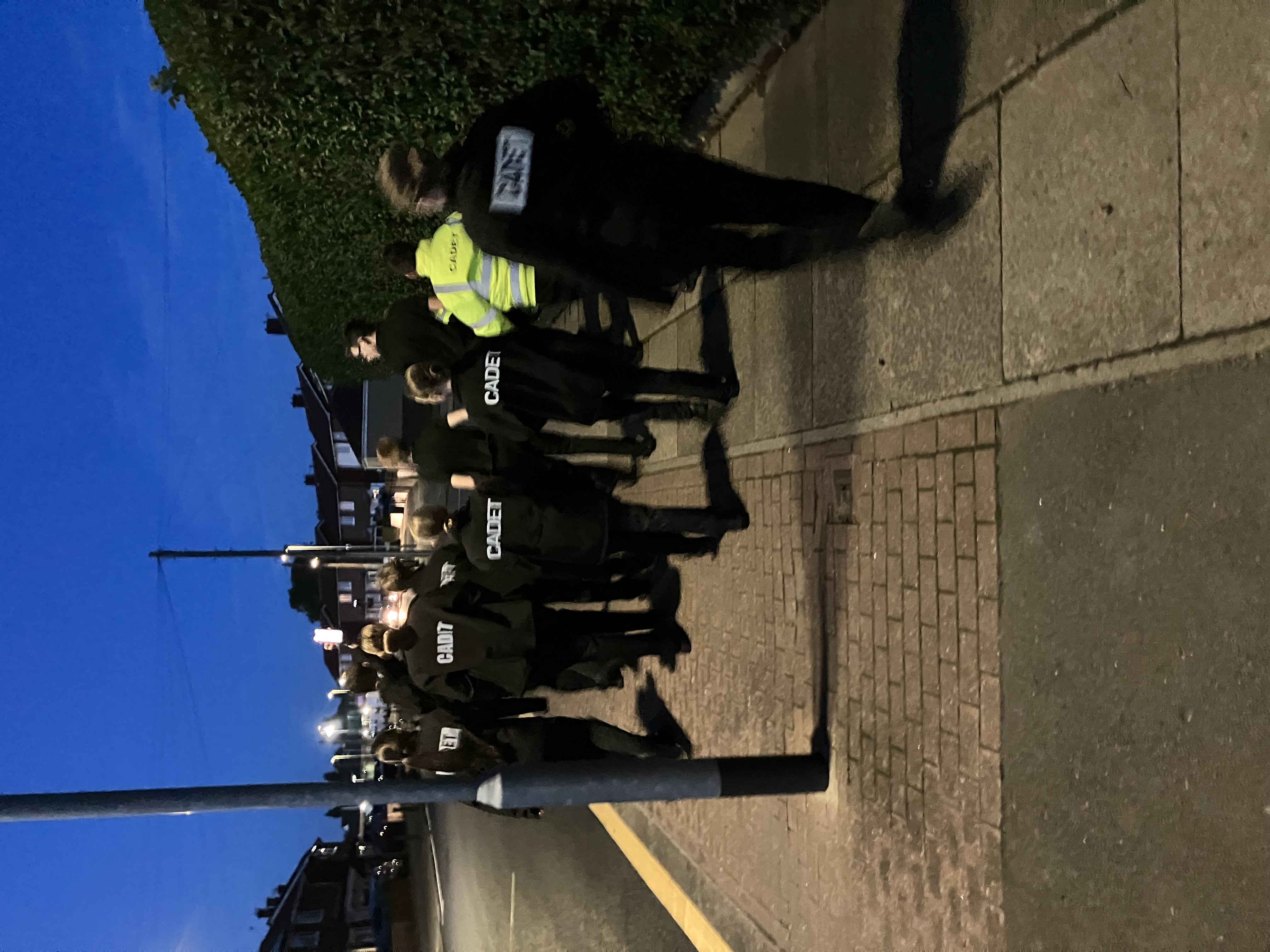 Junior South Police Cadets Leaflet drop