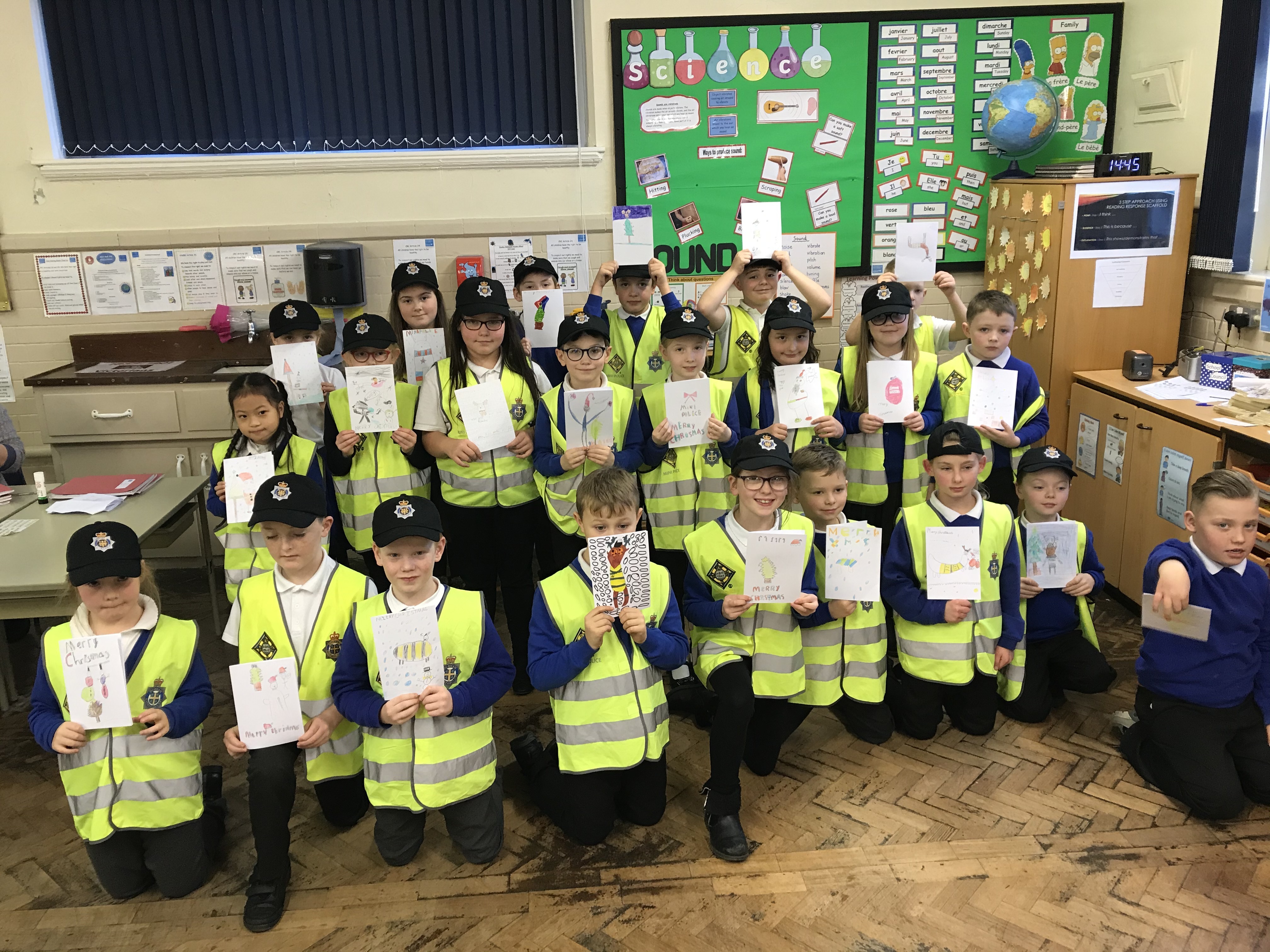 Timothy Hackworth Primary School Christmas cards 