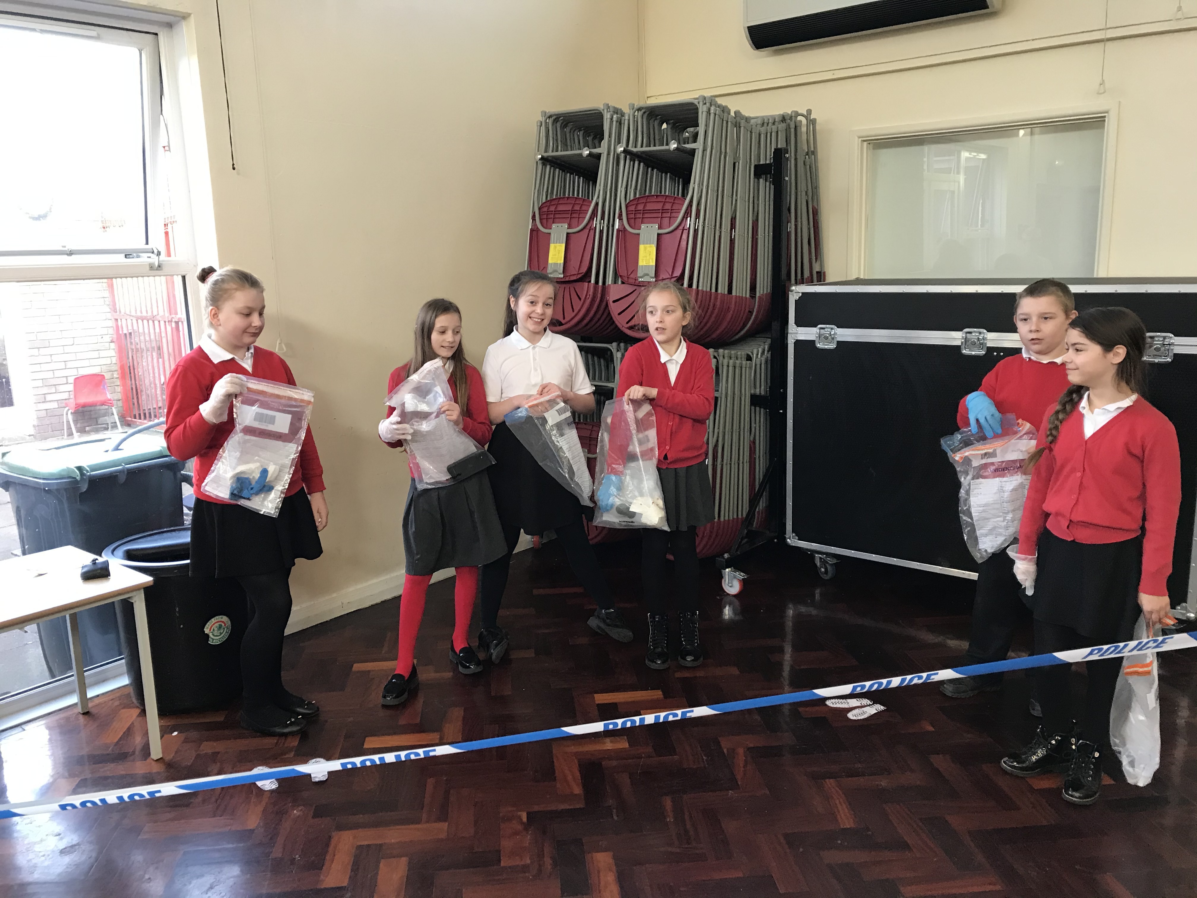 CSI session with Redhall Mini Police team 