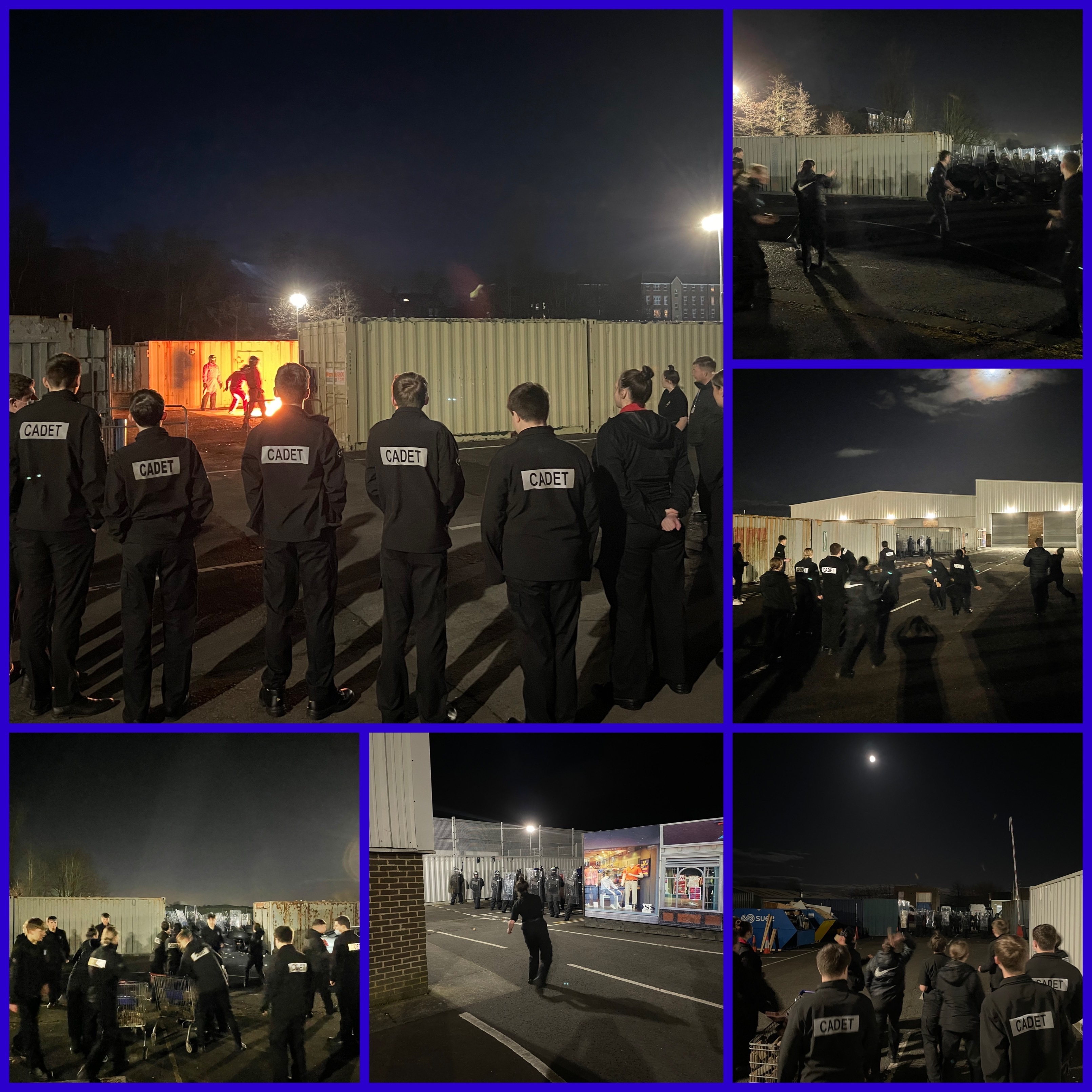 Cadets Rioting for Cleveland Police PSU 